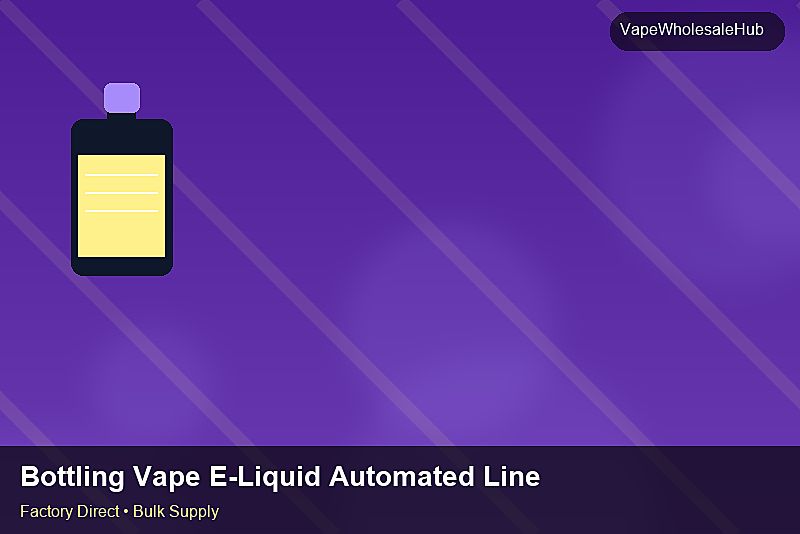 Bottling Vape E-Liquid Automated Line Wholesale — Bottling Vape E-Liquid Automated Line Wholesale: Shipping & Logistics | 2026 Edition photo 1